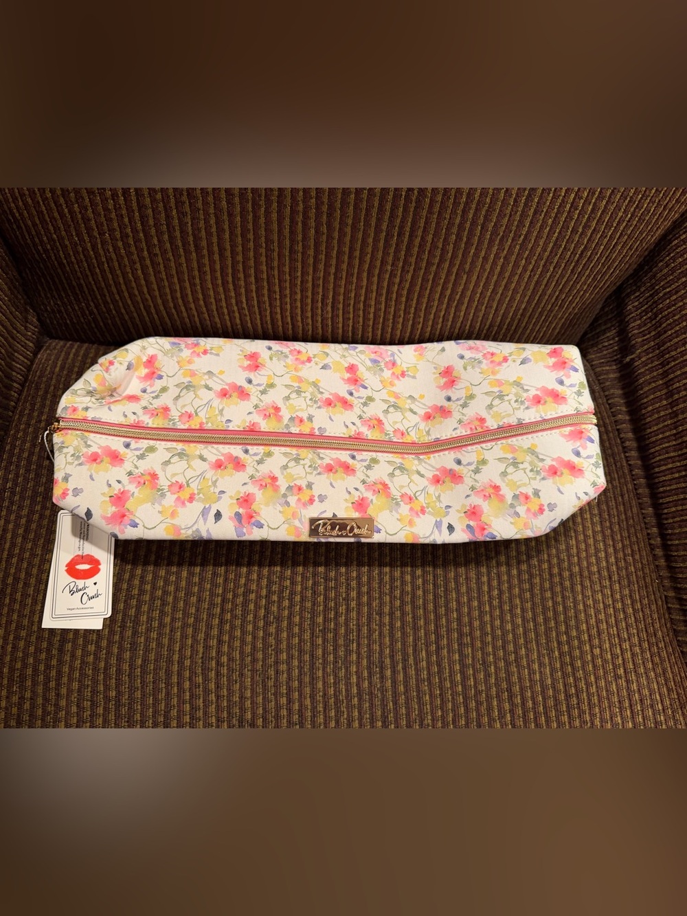 NWT Blush Crush Thermal Hair Tool Bag Floral Travel Case